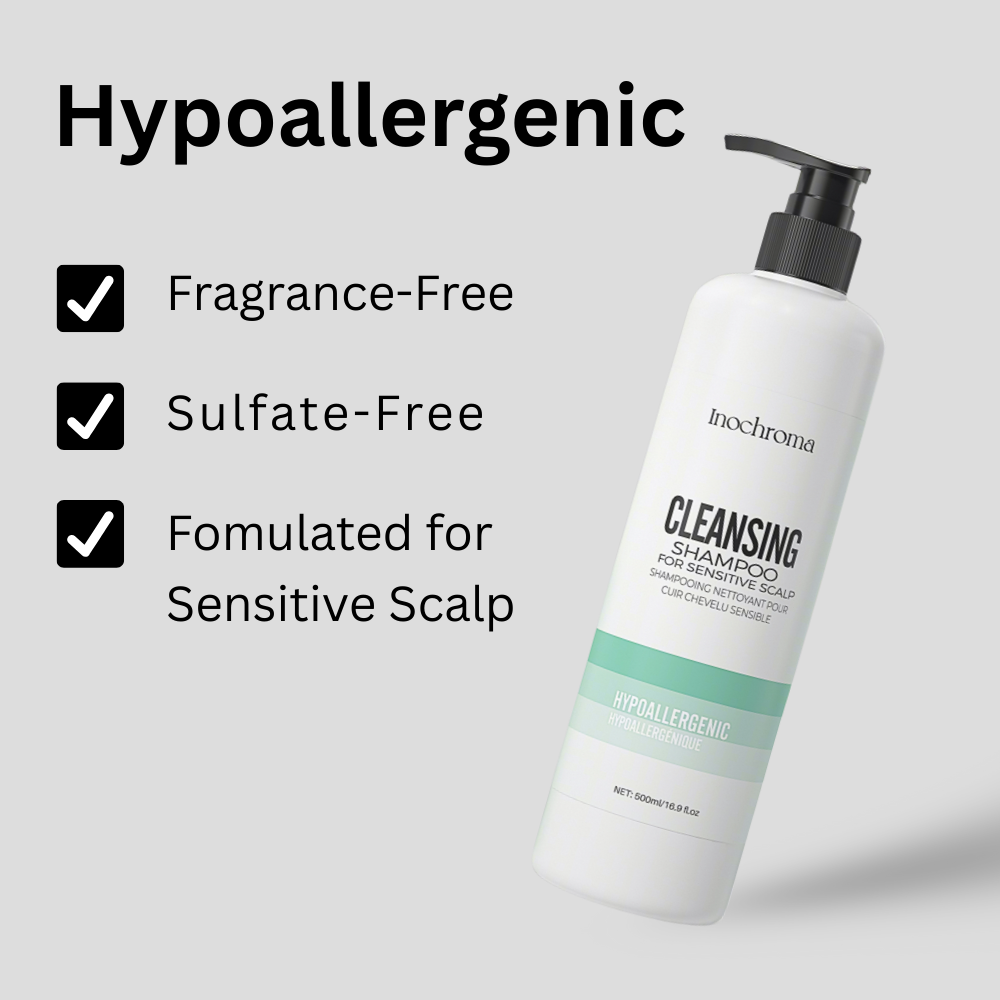 Inochroma Fragrance-Free Cleansing Shampoo for Sensitive & Color-Treated Scalp