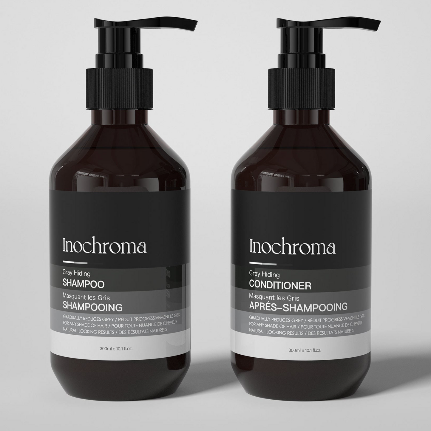 Inochroma Gray Hiding Shampoo and Conditioner Set