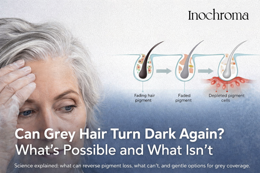 Can Grey Hair Turn Dark Again? What’s Possible & What Isn’t