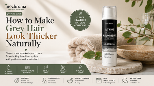 How to Make Grey Hair Look Thicker Naturally