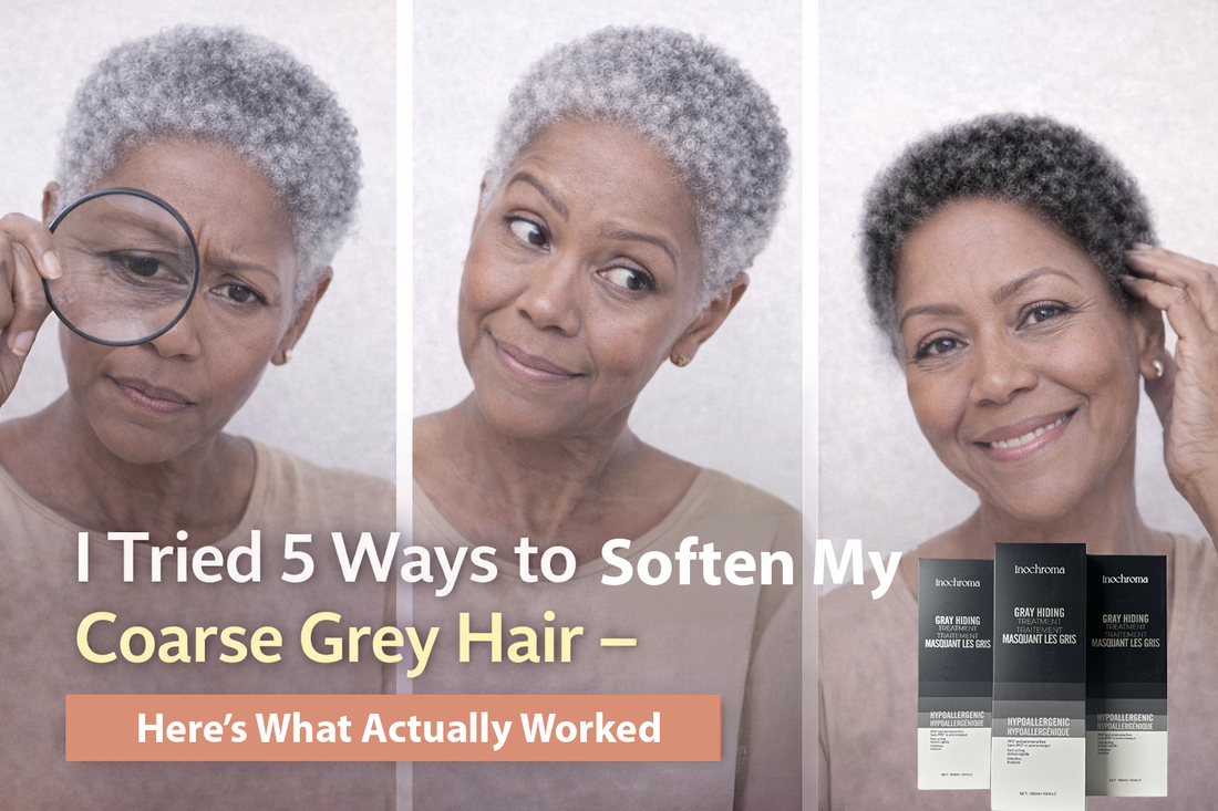 I Tried 5 Ways to Soften Coarse Grey Hair — What Really Worked