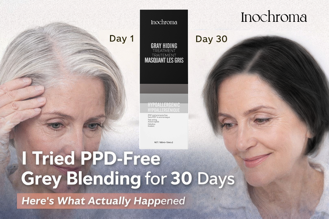I Tried PPD-Free Grey Blending for 30 Days — Real Results