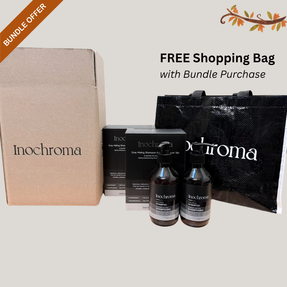 Holiday Bundle – Gray Hiding Shampoo & Conditioner Bundle (4 Bottles)