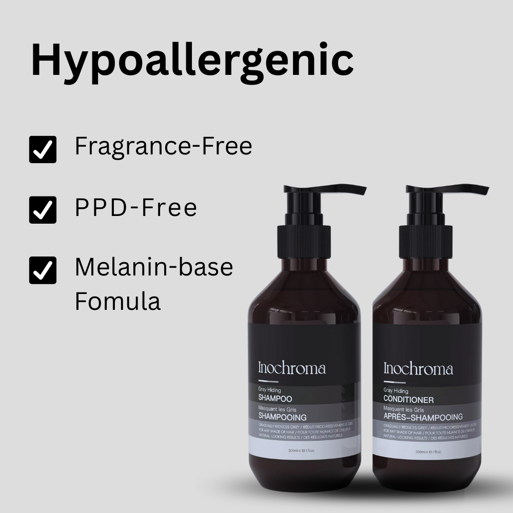 Inochroma Gray Hiding Shampoo & Conditioner Set