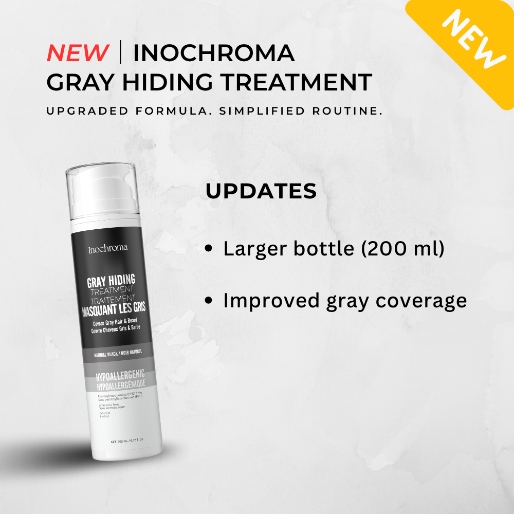 Gray Hiding Treatment & Cleansing Shampoo Set | 5-Pack Bundle | Inochroma