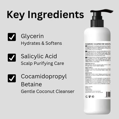 Inochroma Fragrance-Free Cleansing Shampoo for Sensitive & Color-Treated Scalp