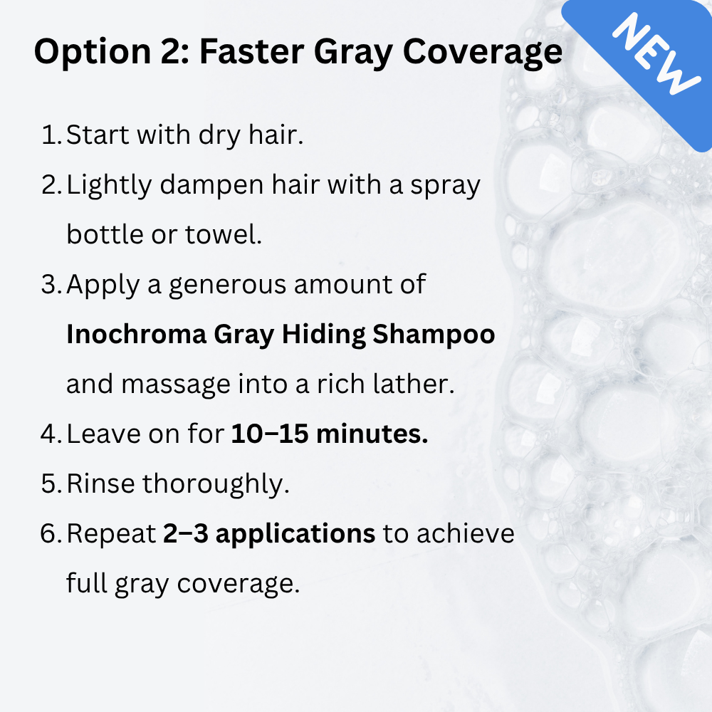 New Gray Hiding Shampoo | New Formula | One-Step Maintenance
