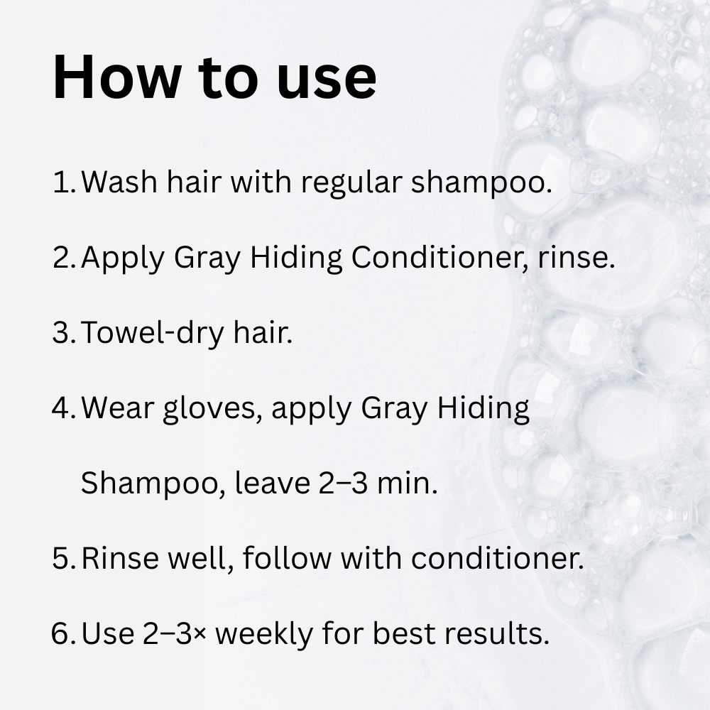 Inochroma Gray Hiding Shampoo & Conditioner Set