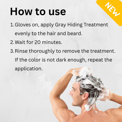 Internal Sale Only! Gray Hiding Treatment| For Hair and Beard | New Formula | Inochroma