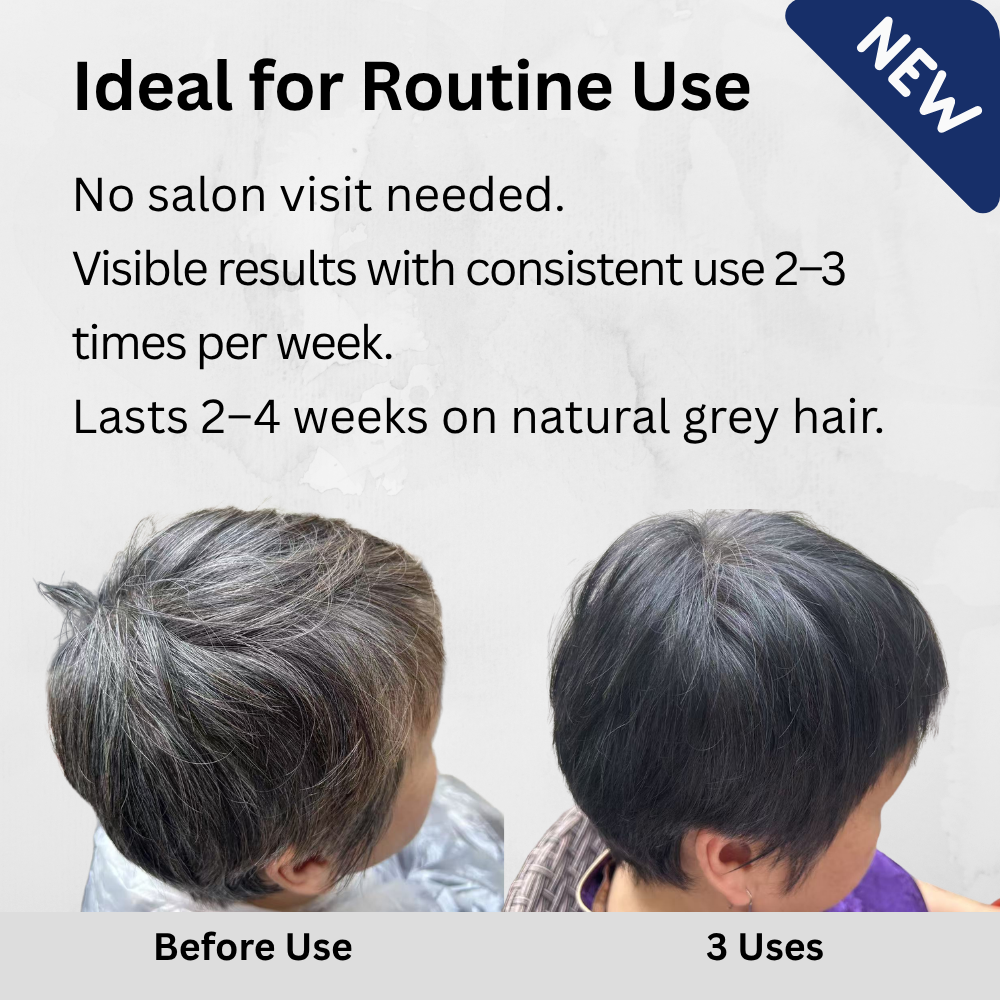 Gray Hiding Treatment & Cleansing Shampoo Set | 5-Pack Bundle | Inochroma