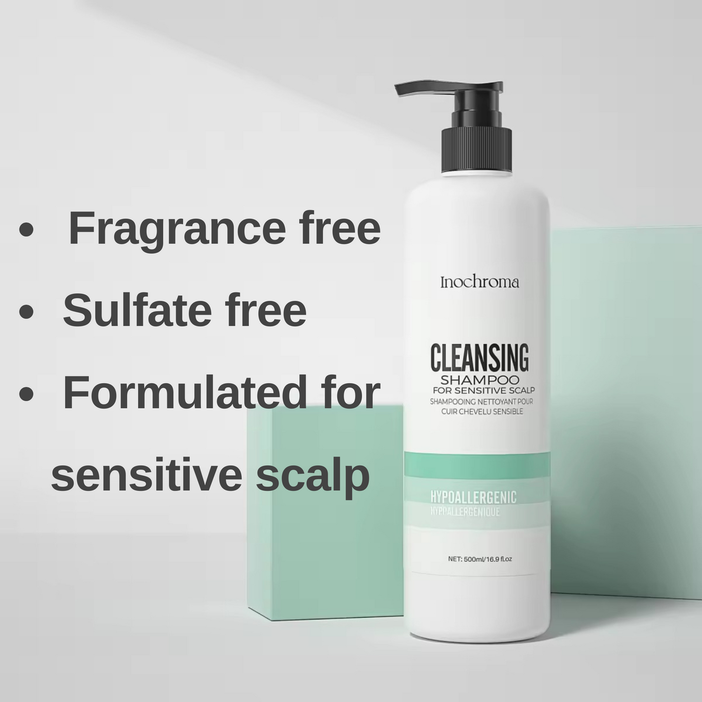 Inochroma cleansing shampoo for sensitive scalp