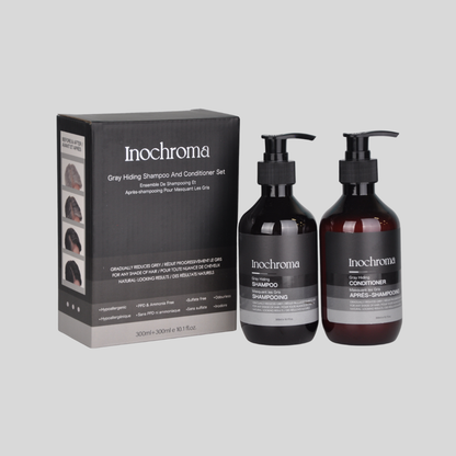 Inochroma Gray Hiding Shampoo & Conditioner colour-safe set